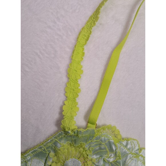 Savage Fenty Perfect Poppies Lace Bralette Seashell Poppylicious Size XL NWT - Picture 6 of 10